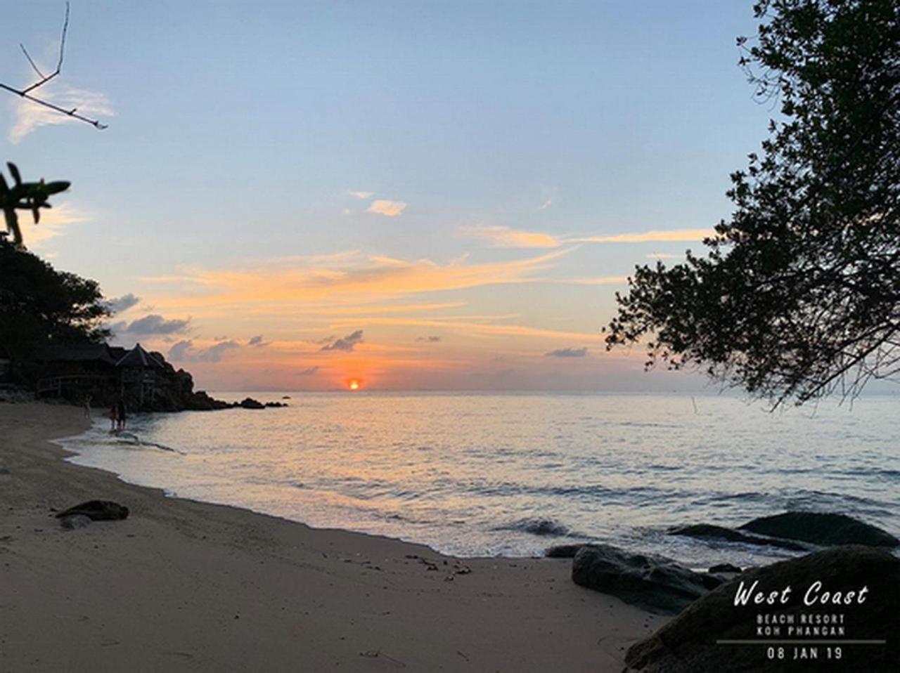 West Coast Beach Resort Koh Phangan Exteriör bild